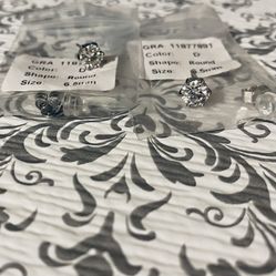 1ct ROUND CUT EARRINGS 🤗 *NEW*