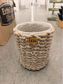 UGG Woven Rope Wastebasket