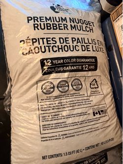 Premium Nugget Rubber Mulch
