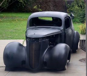 1937 Chevrolet Studebaker 3 Window Coupe Rare rolling SHELL dictator president hot rod rat rod lowrider custom project