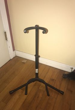 Folding Black Metal Guitar Stand GS2