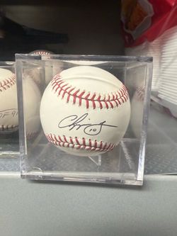 Chipper jones autograph baseball