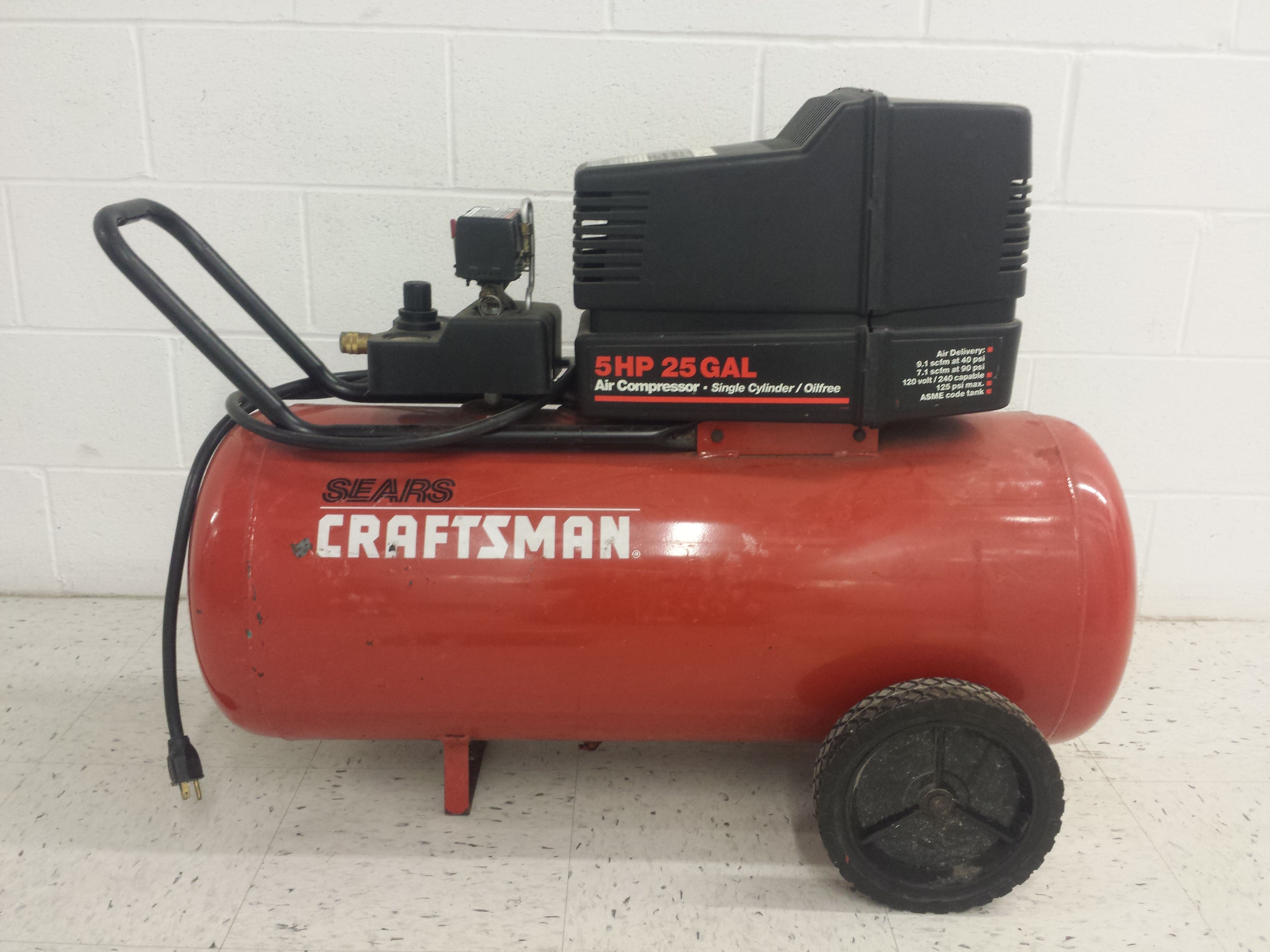 Sears Craftsman 25 gallon (model 919.15294 ) Air Compressor