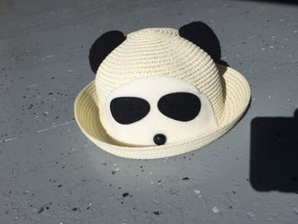 New Panda Straw hat Kids