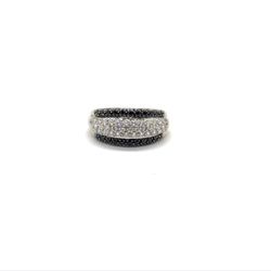 14K WG CZ  Stone Ring 4.3G  Size 8 EPJ028076