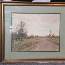 Original water painting by H G Maratta 