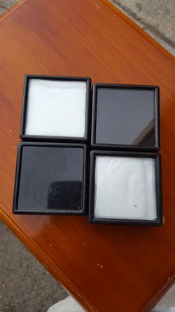 2X2 inch display box w/ velvet/foam/cotton lining & window