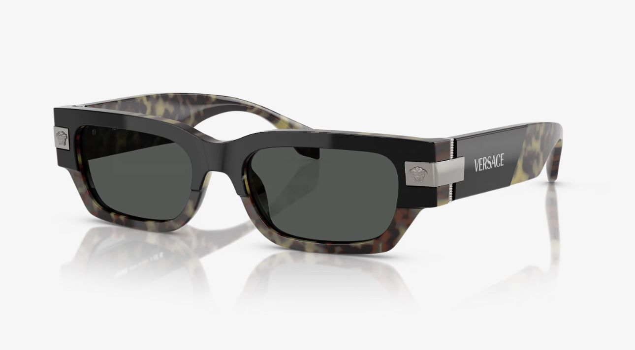 Versace Gold With Havana Sunglasses