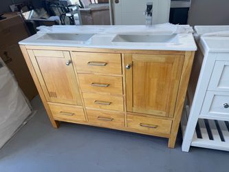48 inch vanity set / solid wood