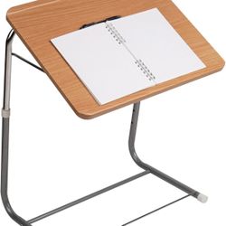 Mind Reader Drawing TV Tray, Angled Adjustable Height