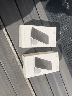 2 Arlo VMA5600 Solar Panel Chargers – Brand New Sealed – $100 Pair