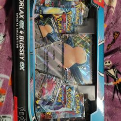 Pokemon Snorlax ex & Blissey ex Special Collection Box