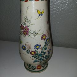 Antique Satsuma Or Style Vase 