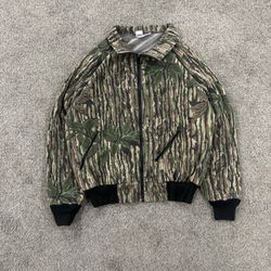 90s realtree camo zip up jacket Men’s Size L