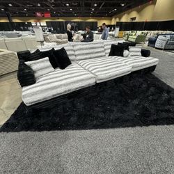 Double Chaise Sofa Loveseat 