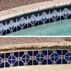 Pool Tile Sand Blast 