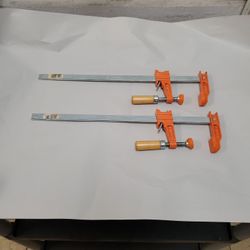2 Bar Clamps 12"