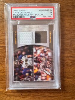 2025 TOPPS Tatis Jr./Merrill Major League Mat Dual Rlc PSA 5