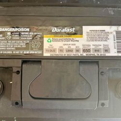 Duralast Gold Battery BCI Group Size 90 650 CCA T5-DLG