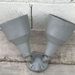 Vintage Gray Metal Industrial Modern Security Flood Wall light fixture for Outdoor Patio Garage Porch