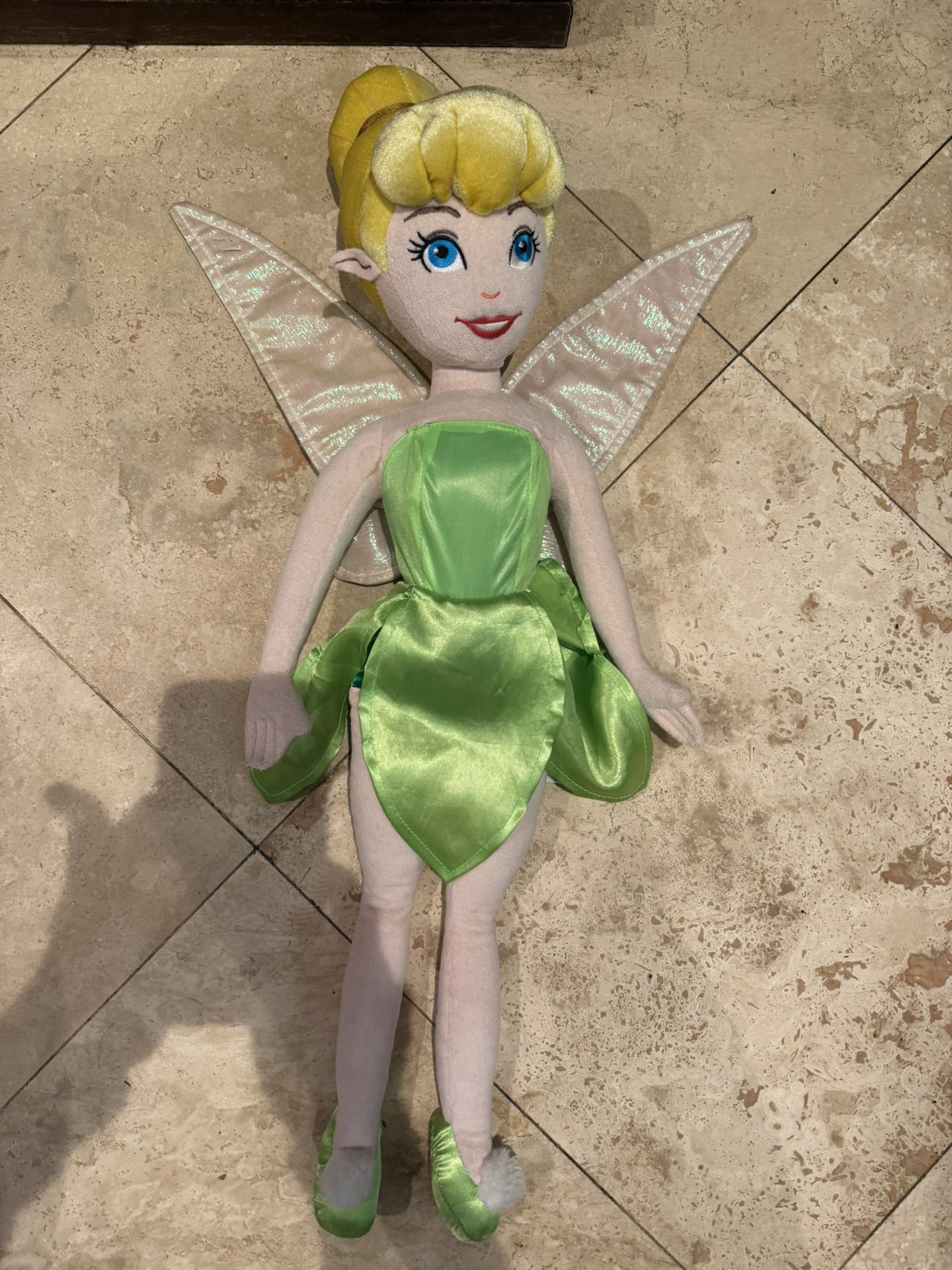 Disney Tinkerbell Doll Plush Used 21" tall
