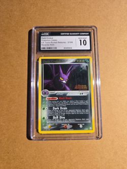 🔥 CGC 10 Dark Crobat Reverse Holo EX Team Rocket Returns 2004 Pokémon Vintage 🔥