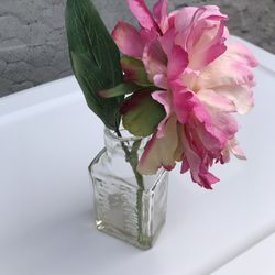 Artificial Peonie Flower Vase (Home Decor)