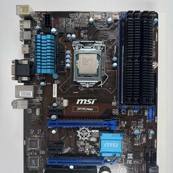 MSI Motherboard + CPU + Memory