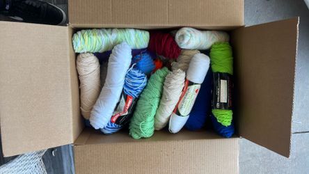 Yarn Bundle Box – Multiple Colors – Great for Crochet & Crafts