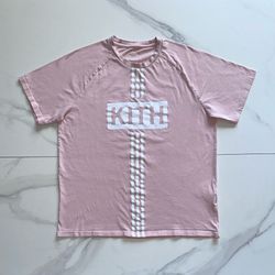 Kith x adidas Soccer Flamingos Home Classic Logo Tee Pink Size Large