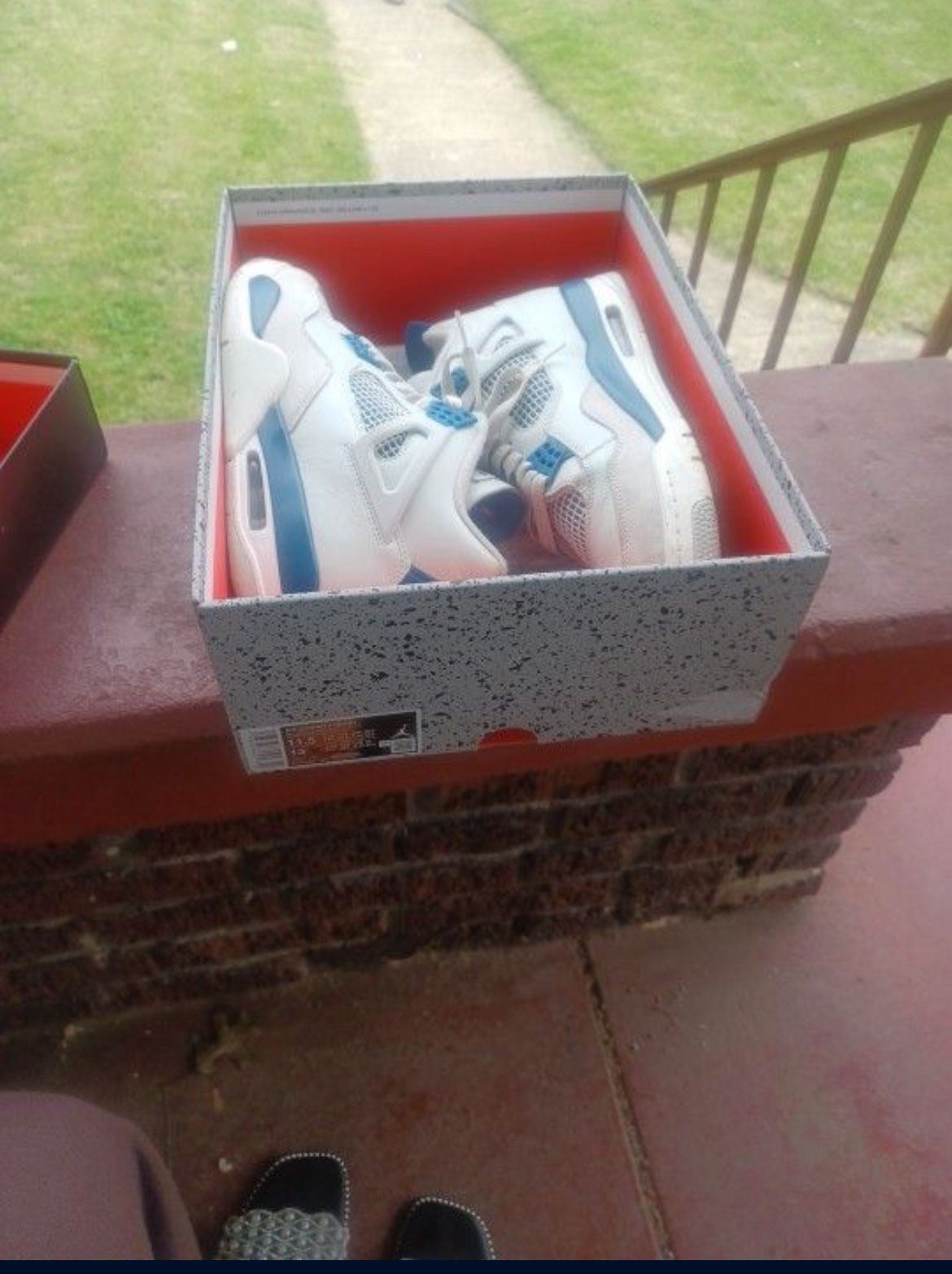 Jordan Four Blue Military