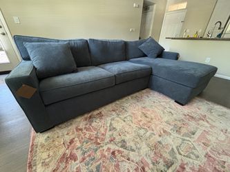 Radley 2-pc. Blue fabric Sleeper Sectional