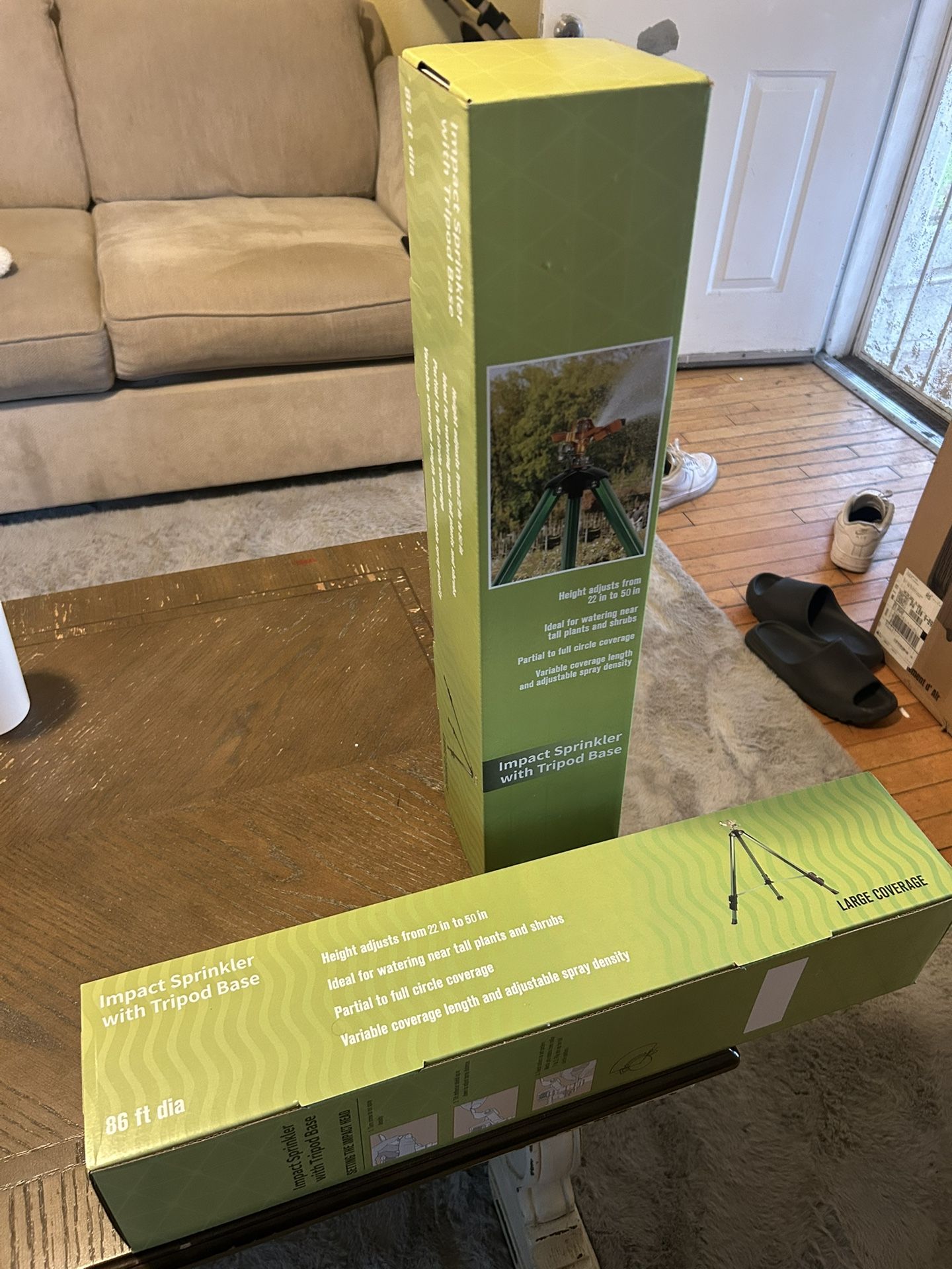 Impact Sprinkler On Tripod Base