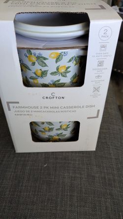 Brand new Farmhouse 2 pk mini casserole dish