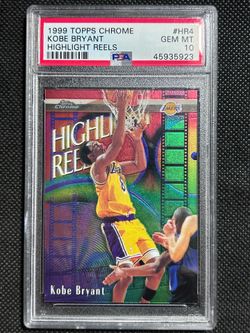 1999 Kobe Bryant Topps Chrome Highlight Reels #HR4 - PSA 10 Gem Mint Lakers HOF