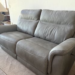 Grey Sofa Signature Design by Ashley Next-Gen DuraPella Power Reclining 