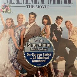 MAMA MIA! The Movie (DVD-2008) NEW! Includes SING ALONG Version!