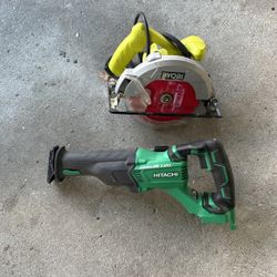 RyoBi Skil Saw Hitachi 