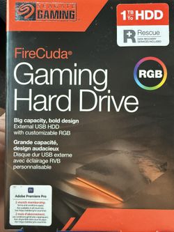 (2) Seagate Fire Cuda Gaming Hard Drive 1TB Brand New Sealed!!!