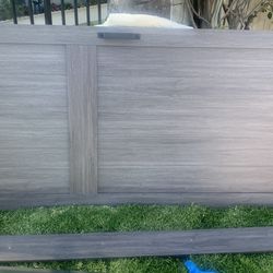 PUERTA COLGANTE DE MADERA Y METAL 7x3 PIES