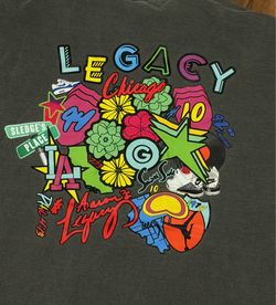 Chicago to LA Skyline Graffiti Style Street Wear "Sledge's Place-Jordan Oversized 2-3XL
