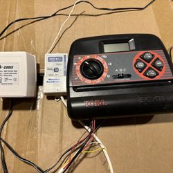 Toro ecxtra 53787 8 Zone Sprinkler Controller Plus Rain Sensor 