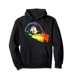 Disney Pixar Toy Story Buzz Lightyear Rainbow Style Hoodie