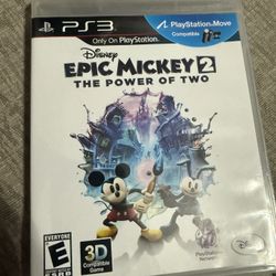 PS3 Epic Mickey 2 $10