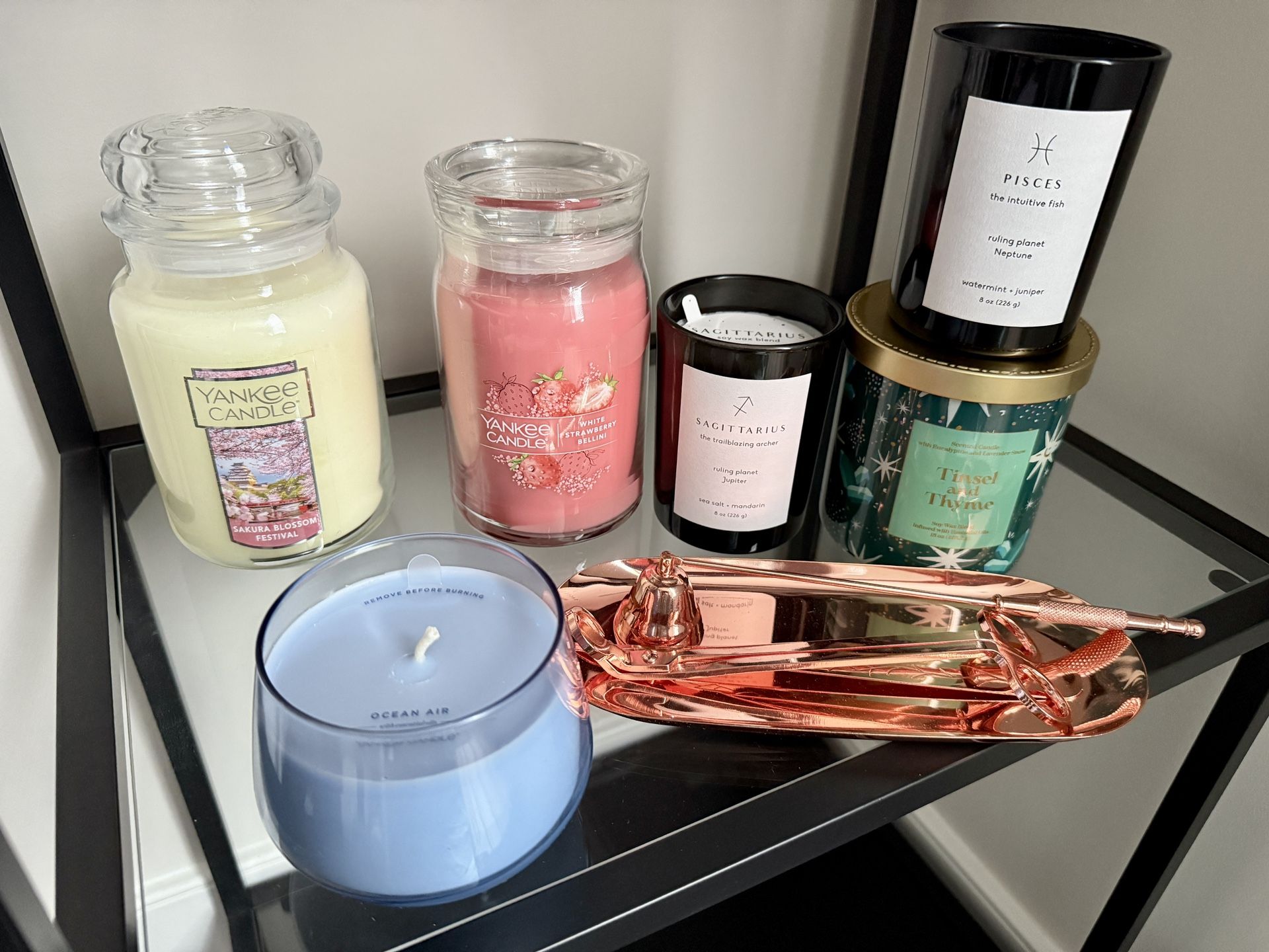 Candles And Accessories Set - New/Original Package