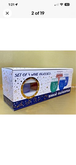 Zodiac wine glasses
