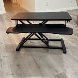 Sit-stand desk converter