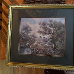 Gold Framed Picture