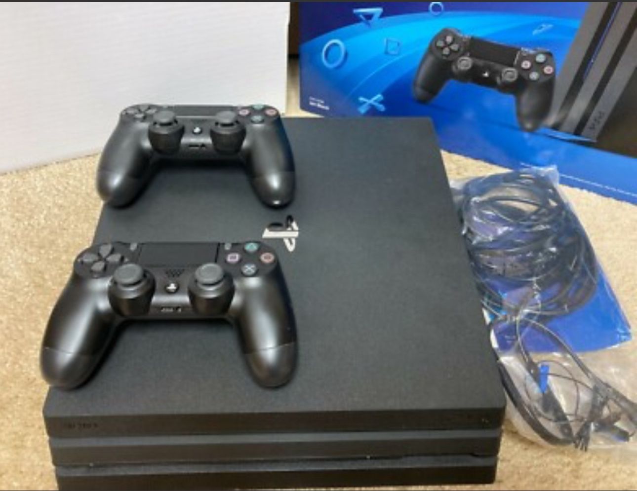 PS4 Mint Condition 1tb 2 Controllers And Games