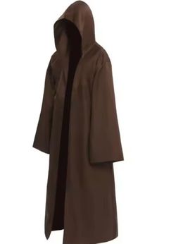 Brown hooded cape cloak